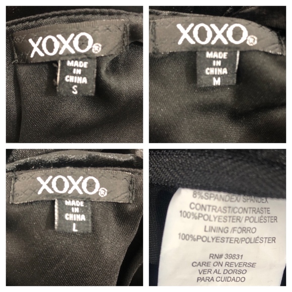 XOXO Velvet One Shoulder Ruffle Jumpsuit - Picture 7 of 7